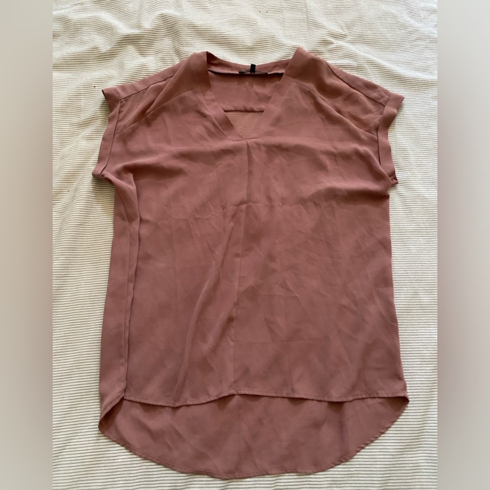 blush blouse, size L